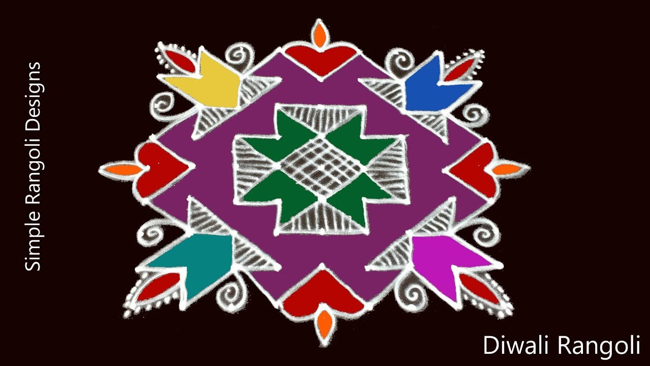 Amazing Sravanamasa Muggulu Trendy Kolam