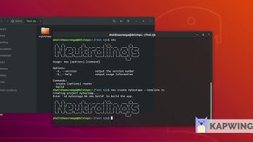 How to write Neutralinojs apps with TypeScript using neu CLI