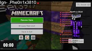 Rating bases in Donut Smp -Minecraft Bedrock (100-150k each)