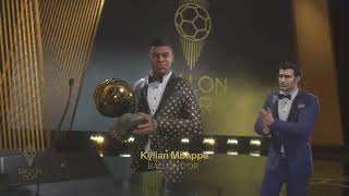 Kylian Mbappé Gagne le ballon d’or