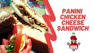 Panini Chicken Cheese Sandwich | Grilled Chicken Sandwich | Quick Recipes