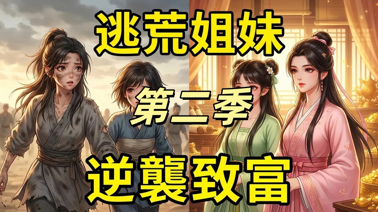 🔥【第二季】姐妹雙雙逃荒,開局被官府強制婚配?我們絕不分開,同嫁一戶靠手搓「刺繡」與挖「山珍」在農村發家致富!#短劇