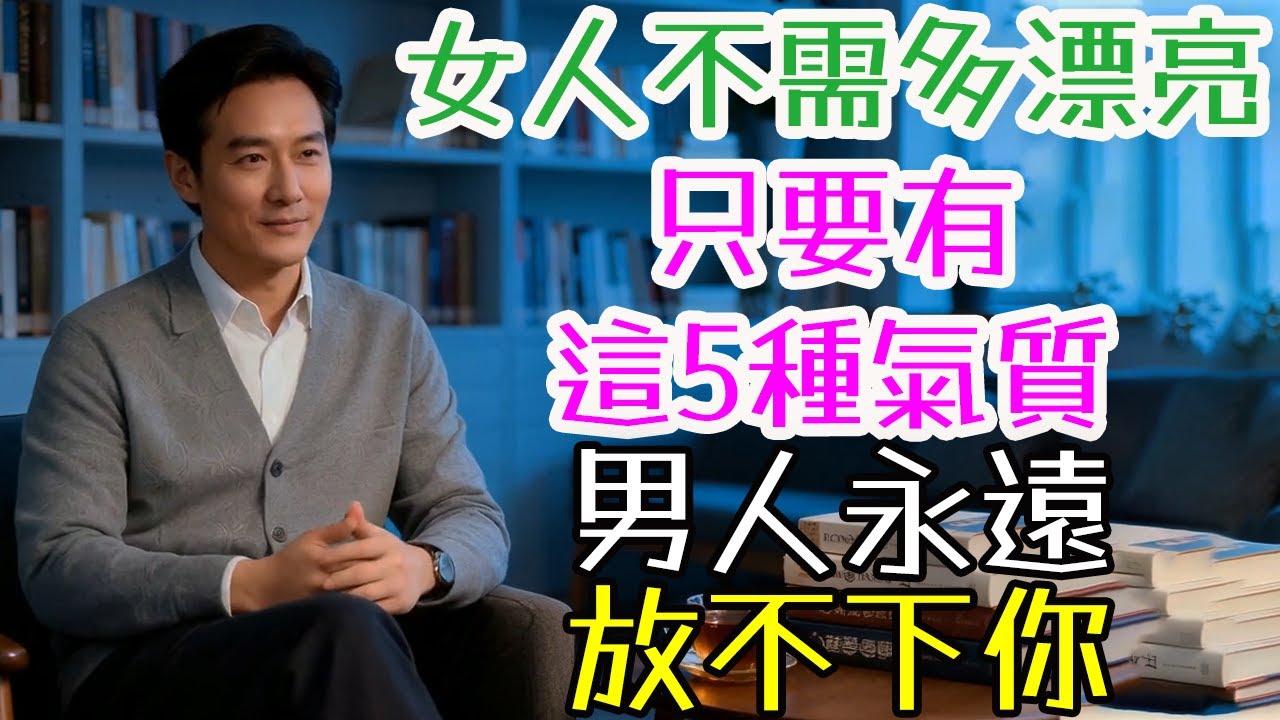 女人不需多漂亮，只要有這5種氣質，男人永遠放不下你。#女人 #氣質 #男人 #放不下 #愛情 #感情 #戀愛 #穩 #懂 #松 #養 #柔 #穩住情緒 #情緒管理 #安全感 #依賴感 #夫妻之道 #