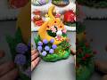 Cute Mini Clay Garden 🌙🐰 | So Satisfying DIY!”