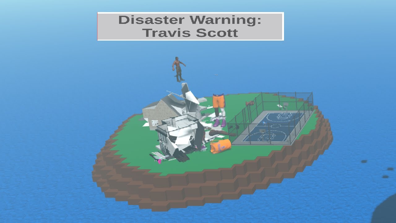 Я снова играл в режим выживания, катастрофы и естественных явлений.