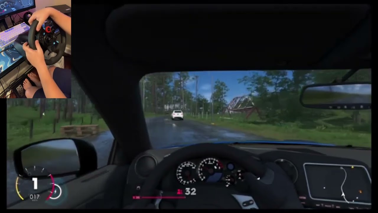 Nissan GTR, The Crew 2 Free Roam (Logitech G29) First Person.