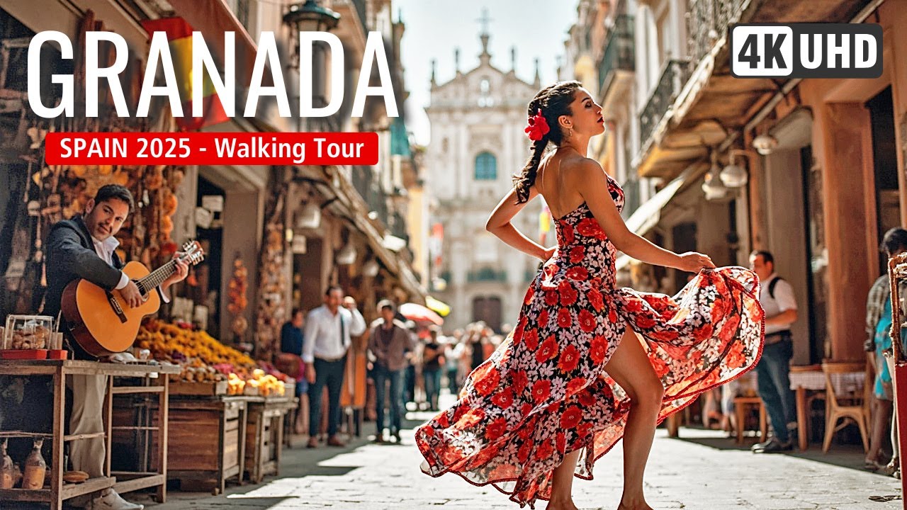 Пешеходная экскурсия по ГРАНАДЕ 💃 Испания 🇪🇸 | Это смесь арабских, цыганских и христианских влияний!