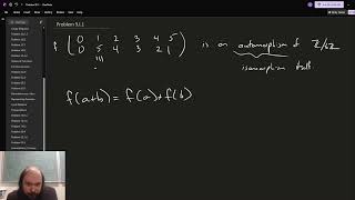 Famous Abstract Algebra - Pinter Problem 9.I.1 Profile