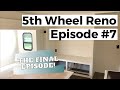 5th wheel reno  episode 7 rv bedroom bathroom laundry