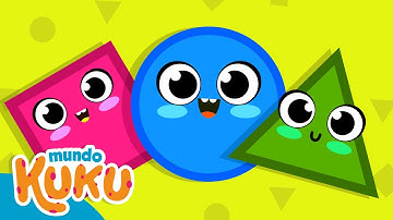 Figuras geométricas para niños en Preescolar (Mundo Kuku)