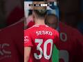 Sesko POWERS HIS WAY THROUGH #shorts