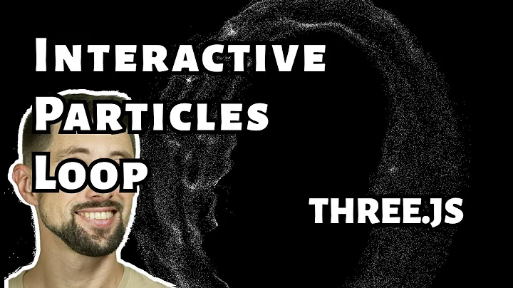 Interactive particles loop with #three.js