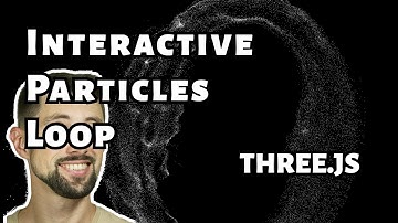 Interactive particles loop with #three.js