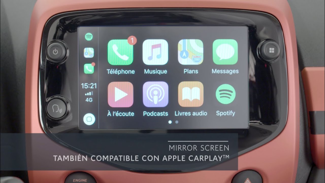Citroën C1 - MIRROR-SCREEN - YouTube