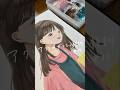 アナログが楽しくなってきた!|#イラストメイキング #アクリルガッシュ #shorts