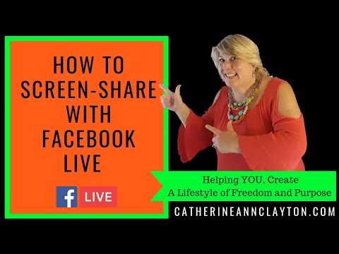 Video How To Screen Share with Facebook Live - youtube