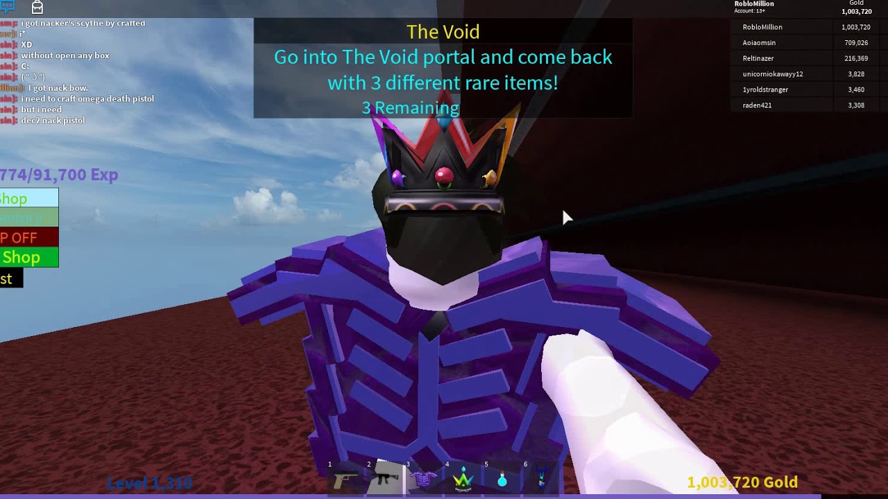 How To Get The Void S Wrath In Destined Ascension Youtube - roblox destined ascension how to complete the witch quest easiest