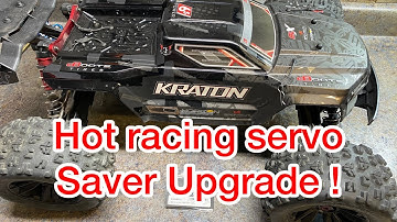 Arrma Kraton Exb servo saver upgrade hot racing AON48A02  installation