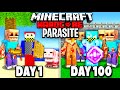 Surviving 100 Days on a Parasite Island...