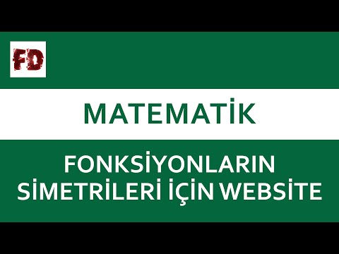FONKSİYONLARIN SİMETRİLERİ SİTEDEN OTOMATİK ÇİZİM 1 DK DA ÖĞREN