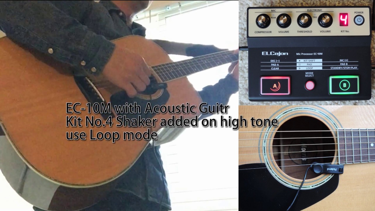 EC 10M with Cajon / Acoustic guitar YouTube