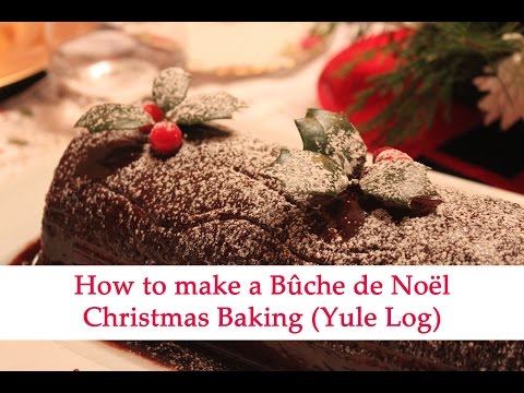 How to make a Bûche de Noël - Christmas Baking