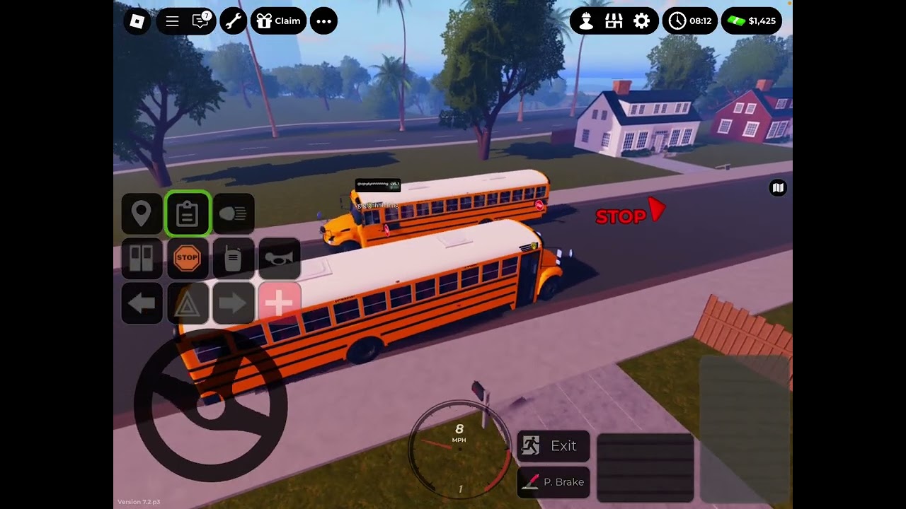Day in a life of a bus driver in Roblox part1
