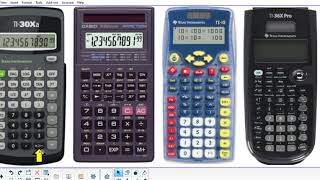 Scientific Calculator Introduction - negative numbers, fractions, mixed numbers, and exponents