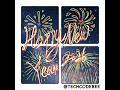 Happy new year 2026 | 2025 | Fireworks | Comics | Healing | Warm | Cheers | Beautiful sky | Night |