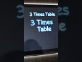Let's have Fun with Table of 3 #shortsfeed #youtubeshorts #trending #maths