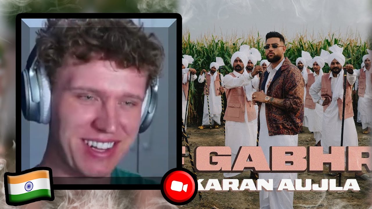 FIRST REACTION TO MF GABHRU! - KARAN AUJLA | Indian Music Reaction