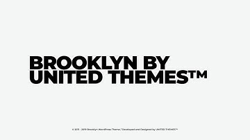 We Create For The People | Brooklyn WordPress Theme