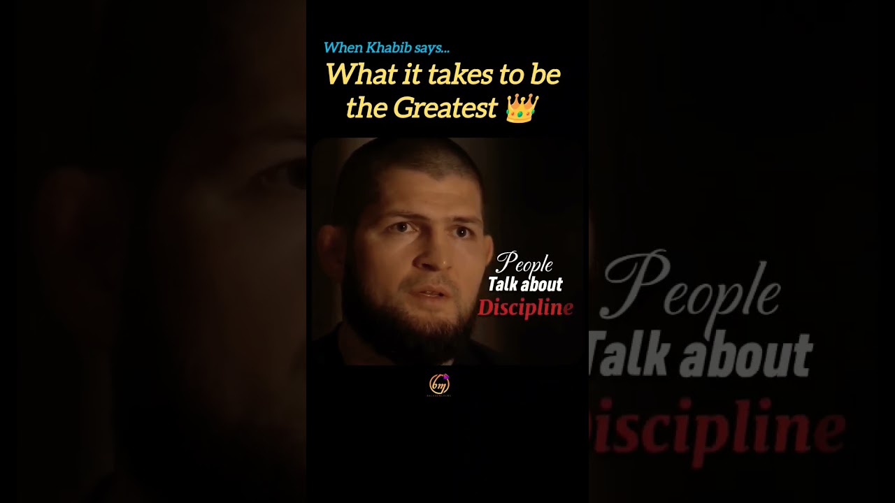 It's All about Sacrifice and Discipline to be the Greatest✨ | Khabib UFC 👑 