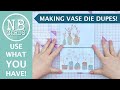 Get the look using basic shape dies as dupes for vase dies  clean simple card tutorial 2024105