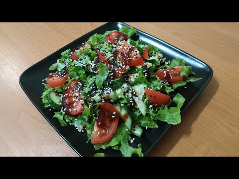 Video: Salata Teriyaki S Gljivama