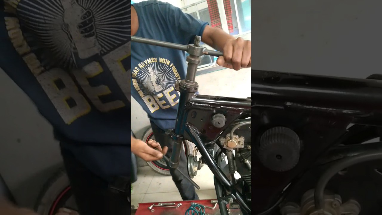 bike steering cone kit fitting 🤑🤑  