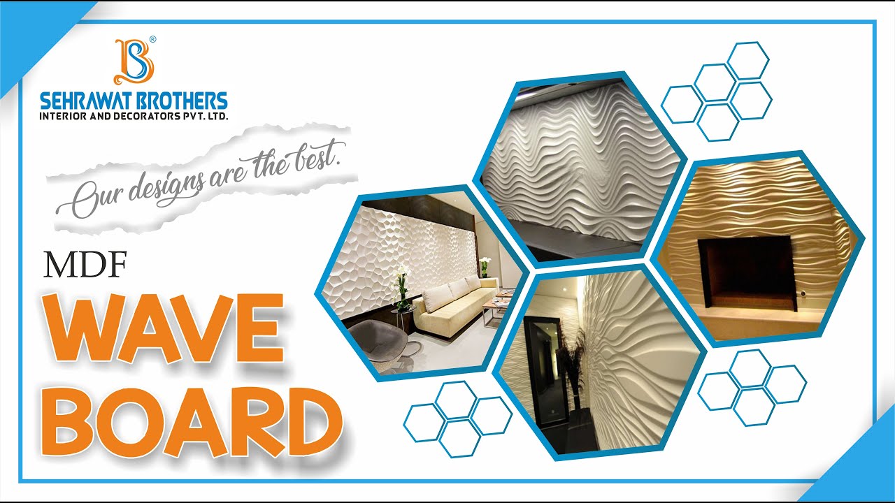 MDF Wave Boards We make decorative wall panels wave board with our CNC