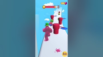 Blob Runner 3D (level 111) Fun Gameplay #shorts