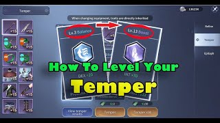 How to increase Temper|Moonlight Blade M