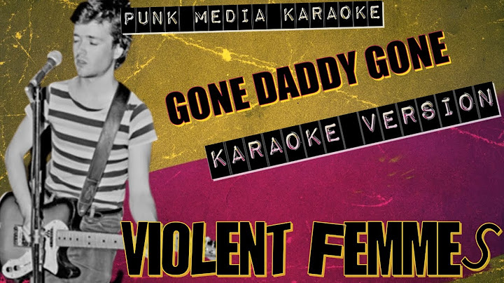Gone Daddy Gone Instrumental version - Instrumental performance video thumbnail