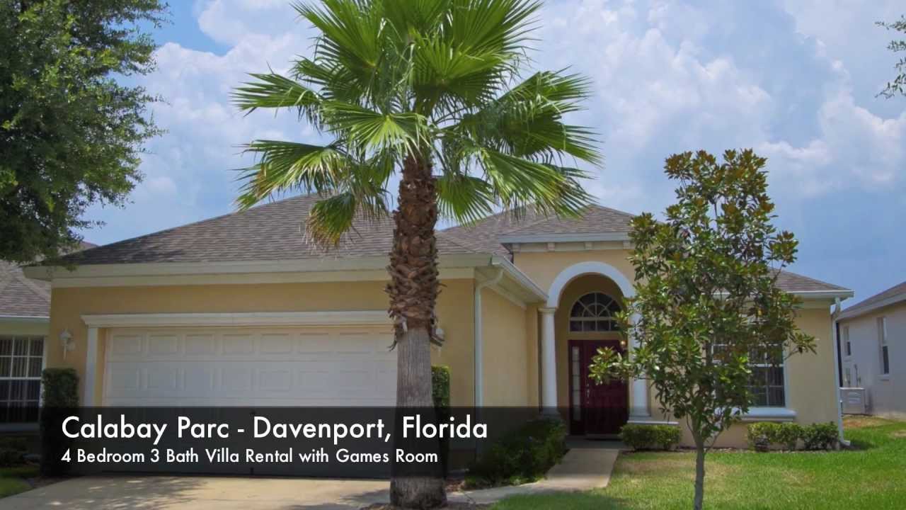 Calabay Parc 4 Bed 3 Bath Florida Vacation Rental Villa (726) VR360homes.co.uk YouTube