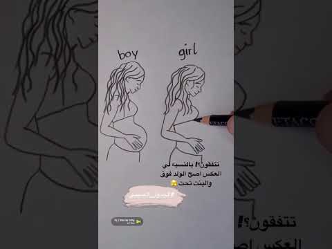 الجدول الصيني الجدول الصيني الجدول الصيني تحديد جنس المولود تحديد نوع الجنين ترند تيك توك