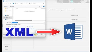 How to Convert an XML File to Microsoft Word (Tutorial)