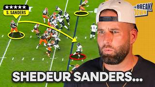 Shedeur Sanders Has Trouble in First NFL Game - QB Film Breakdown
