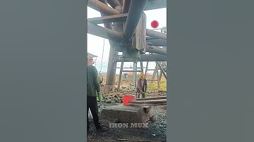 Creating Flanges Using Iron Billet #iron #flange