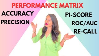 Performance matrix #accuracy #precision #recall #f1score #roc #auc
