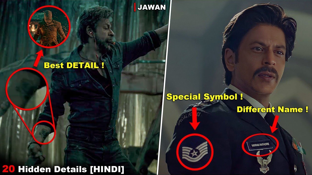 20 Amazing HIDDEN DETAILS you Missed in JAWAN Trailer | Decoding JAWAN | 