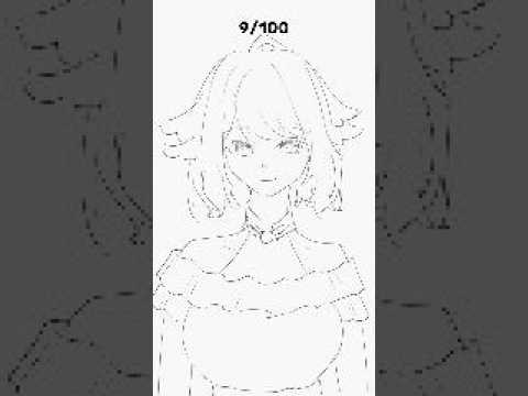Animating 9/100, Another girl on your timeline~ #art #animation #vtuber #illustration #fyp