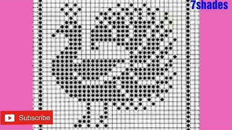 graph knitting pattern | peacock and much more | graph chart
