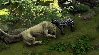 Wild Lion Simulator - Animal Family Survival Game screenshot 2